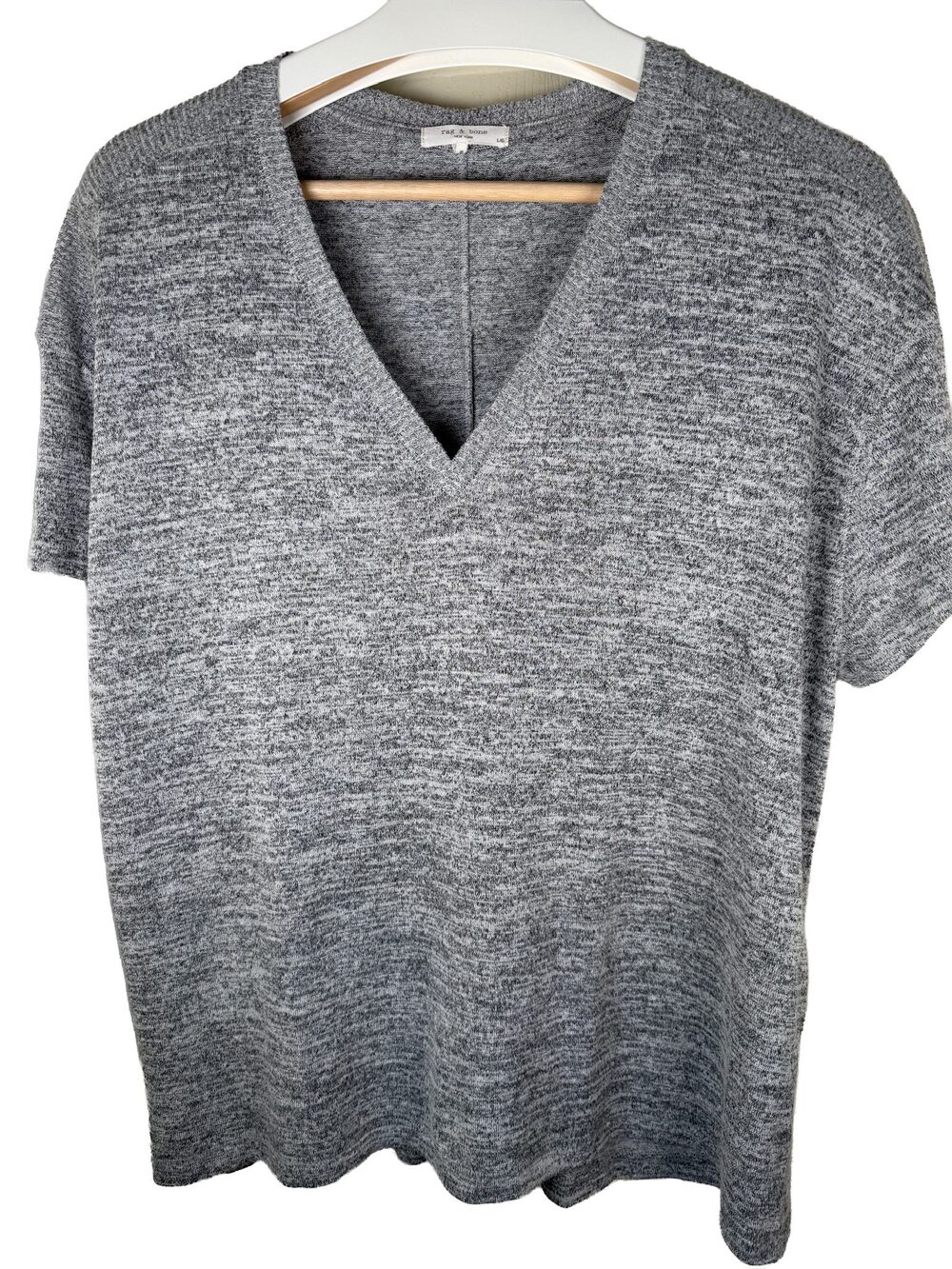 Rag & Bone Avryl V-Neck Tee - Large